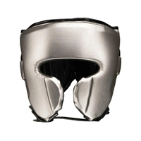 Casque de boxe en cuir PU violet avec fermeture à lacets, unisexe, pour adultes, casque de protection sportive pour l'entraînement de boxe