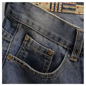 Short Cargo en jean pour hommes, mode multi-poches, pantalon court décontracté, tendance, été - Product Image 4