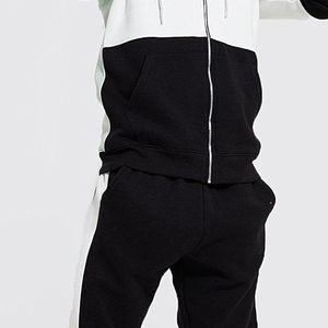 Conjunto de chándal deportivo unisex de algodón de talla grande con forro polar logotipo personalizado chándal informal que incluye pantalones de chándal inferiores 2025 - Product Image 2