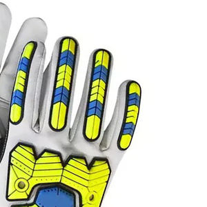 Gants de mécanicien en cuir de qualité supérieure avec la dernière conception TPR toutes tailles quantité minimale de commande bas - Product Image 2