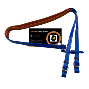 Rênes larges en PVC pour chevaux, avec poignée en caoutchouc antidérapante, résistantes aux intempéries, crochets robustes – Rênes d'entraînement équestre durables - Product Image 2