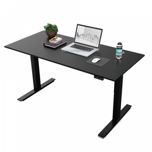 โต๊ะทำงานโลหะและไม้สไตล์โมเดิร์นมินิมอลสำหรับใช้ในบ้าน/สำนักงาน - Product Image 1