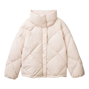Blouson matelassé à capuche respirant 2025 Qualité supérieure Nouveau design OEM Vente chaude Blouson d'hiver personnalisé pour femmes - Product Image 4