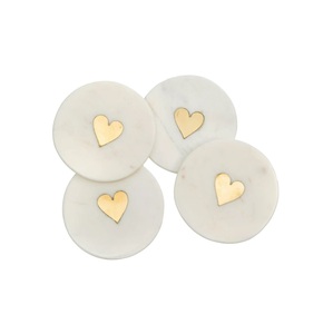 top Trending Customized Round Marble Coaster with Gold Antique Design Home and <b>Garden</b> Antique Design Tabletop Customized Colors - Product Image 6