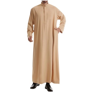 Abaya Jellaba hommes Islam Kameez Thobe nouvelle chemise arabe hommes Robe musulmane manches longues Musulamne hommes Robe - Product Image 4