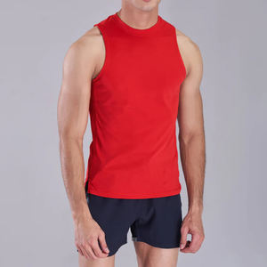 Débardeur personnalisé pour hommes respirant coton polyester dernière conception tricoté tissage décontracté Fitness Gym Style vente en gros - Product Image 2