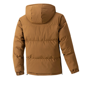 Chaquetas Acolchadas Extra Grandes para Hombre con Cremallera Completa, Cómodas y a la Moda, de Color Sólido, con Capucha, de Bangladesh - Product Image 2