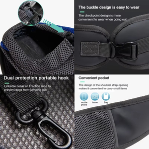 Pet kedi köpek taşıyıcı sırt çantası seyahat Tote omuzdan askili çanta s Mesh Sling taşıma paketi Pet taşıma malzemeleri Crossbody omuzdan askili çanta - Product Image 3