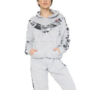 Thể Thao Tracksuit Mới Nhất Bộ Sưu Tập Điểm Tracksuit Thời Trang Của Phụ Nữ Rắn Màu Dài Tay Áo Phù Hợp Với Tracksuit OEM - Product Image 3
