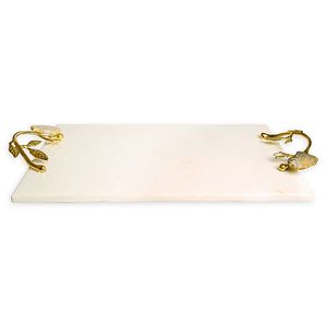 Plateau en bois au design moderne Plateau de service aux fruits de forme rectangulaire Plateau de service à gâteaux au fini naturel - Product Image 2