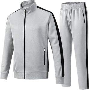 Nueva moda 2025 trajes de jogging personalizado poliéster pulóver con capucha personalizado Jogger sudaderas 100% algodón chándal conjunto para hombres - Product Image 1