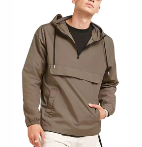 Chaquetas Anorak personalizadas de alta calidad para hombre Chaquetas Anorak para mujer Bloque de color Venta al por mayor Anorak Chaquetas para hombre - Product Image 1