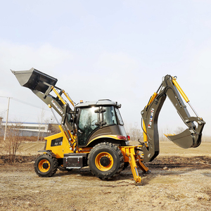 Earth-moving Machinery <strong>Backhoe</strong> Front End <strong>Loader</strong> 4x4 Wheel <strong>Loader</strong> With Stump Grinder <strong>Bucket</strong> and Teeth 4in1 <strong>Bucket</strong> - Product Image 6