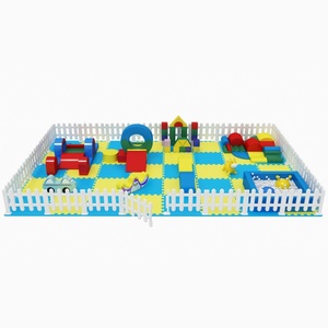 Çocuk oyun alanı kapalı çocuklar yumuşak oyun ekipmanları Merry <span class=keywords><strong>Go</strong></span> yuvarlak top çukur slayt ile - Product Image 6