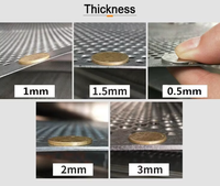 Tôle perforée en acier inoxydable de haute précision pour filtration et tamisage, tôle perforée à trous ronds
