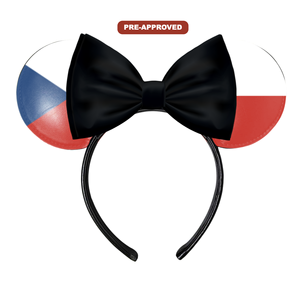 Diadema Personalizada Hecha a Medida con Diseño de Orejas de Ratón, Concepto Czechia H.E.R. Accesorios - Product Image 1