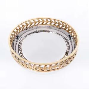 ชุดชามเสิร์ฟโลหะดีไซน์เรียบหรูสำหรับการจัดโต๊ะอาหารที่บ้าน - Product Image 3