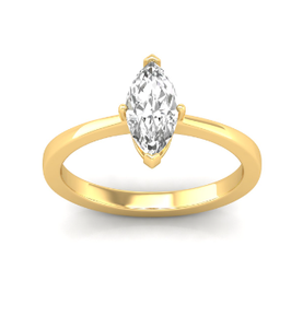 0.82ct Marquise Cut Moissanite Vintage Engagement <b>Ring</b> with Prong Set <b>925</b> Sterling <b>Silver</b> - Product Image 6