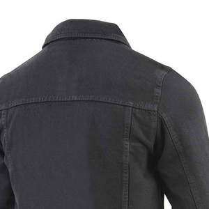 Offre spéciale, Vestes en jean pour hommes personnalisées, Style ajusté, Jean en coton denim, Veste slim décontractée pour hommes - Product Image 6