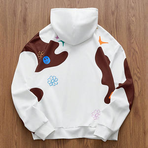 Sweat-shirts à capuche en tissu premium, streetwear et mode d'hiver, vente en gros, sweat-shirts décontractés pour hommes, tricot, coupe ample, manches longues - Product Image 2