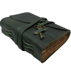 Vintage Leather Journal Antique Handmade Deckle Edge Vintage Paper Leather Bound Journal Premium Quality Designer Customised - Product Image 4