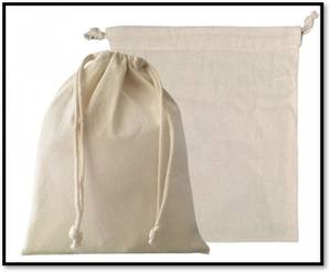 Sac à cordon en toile à prix abordable, taille personnalisée, style féminin, en stock pour emballage de bijoux, chocolats, cadeaux, rangement de vêtements - Product Image 3