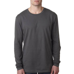 เสื้อยืดแขนยาวผ้าฝ้ายผู้ชาย, เสื้อยืดแขนยาวคอตตอนพลัง Dri เสื้อยืดป้องกันความชื้น - Product Image 3