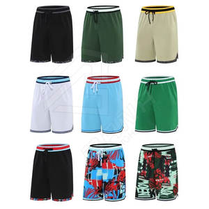 Pantalones cortos de baloncesto de malla bordada con logotipo hecho a medida Hip Hop sublimación poliéster Ajuste rápido solo hombres Unisex - Product Image 5