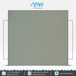 ผ้ากำมะหยี่สำหรับตกแต่งผนังอาคารแผ่นอะลูมิเนียมคอมโพสิตสีเทาผ้ากำมะหยี่6007 VA - Product Image 3