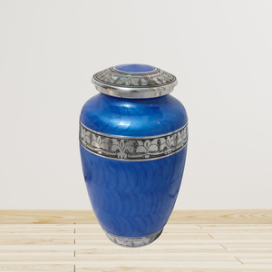 Urne funéraire décorative élégante en métal de luxe, écologique et faite à la main, pour cendres humaines et animales – Fournitures commémoratives classiques - Product Image 4
