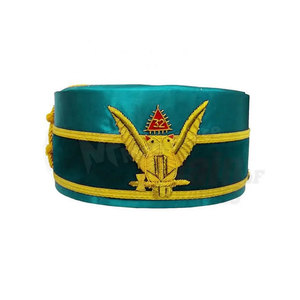 High Quality Waterproof Adult Men's Four Seasons Custom Embroidered Velvet Masonic Royal Arch <b>Hat</b> MAG FORCE - Product Image 1