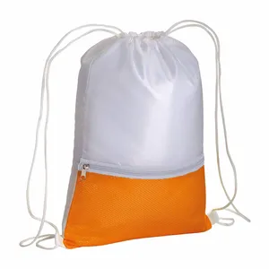Zaino Personalizzabile 210T Colorato con Cerniera, Sacche Sportive Promozionali con Cordoncino e Gadget - Product Image 5