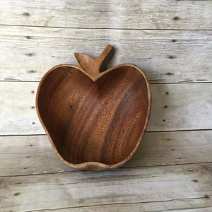 Bol de service décoratif en bois au design élégant, parfait pour les repas de vacances et la cuisine de tous les jours - Product Image 1