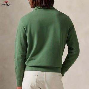 Pas Cher Prix Vente en Gros Fabricant Séchage Rapide Hommes sweats à capuche Bas quantité minimale de commande Léger Confortable Tissu Demi Zip Sweat - Product Image 4