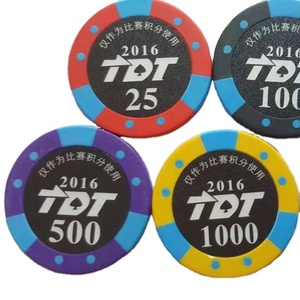 Casinokart Casino-Quality 10g Round ABS Ceramic Clay Poker <b>Chip</b> with 14gm <b>Chip</b> <b>Tray</b> 40mm Custom Logo & Security Options Included - Product Image 1