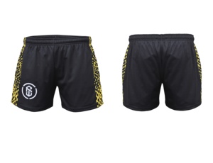 Pantalones cortos informales de la Liga Australiana de Fútbol, 100% poliéster, diseño sólido, estampado de logotipo personalizado, respetuosos con el medio ambiente para hombres y adultos - Product Image 5