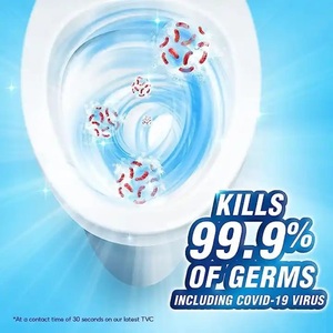 Gel de limpieza activo para limpieza de baño, forma líquida, eliminación de manchas y cal, limpiadores de inodoro Harpic de 450ML, novedad - Product Image 5