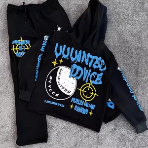 ชุดวอร์มสำหรับใส่ได้ทั้งชายและหญิงชุดวอร์มปักลายแบบนุ่มใส่สบาย - Product Image 5