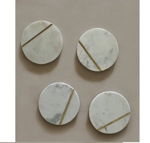 High Selling Custom Size Square Shape <b>Marble</b> <b>Coaster</b> Handmade Durable Natural <b>Marble</b> <b>Coaster</b> Most Quality Top Product - Product Image 3