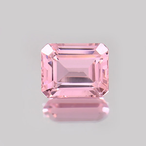 Lab Pink Morganite Octagon Gemstone Esmeralda facetada para joyería Tamaños sueltos 5X3mm 6X4mm 7X5mm 8X6mm 9X7mm 10X8mm - Product Image 1