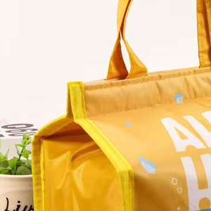 Bolsas térmicas portátiles impermeables de lona para el almuerzo con logotipo personalizado aislado - Product Image 5