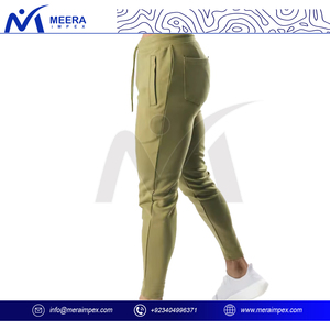 Pantalones de Jogger Premium para hombre con bolsillos con cremallera, transpirables y ligeros para uso atlético y relajación en viajes - Product Image 3
