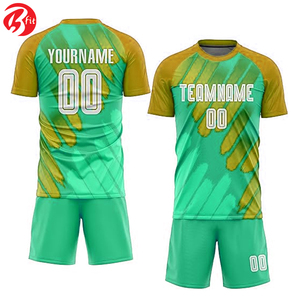 Uniforme de fútbol de verano de tela cómoda para hombres y mujeres, camisetas de fútbol de corte automatizado para adultos - Product Image 3