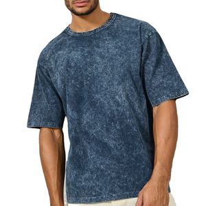 เสื้อยืดผู้ชายผ้าคอตตอนถัก 100% ล้างแบบวินเทจ พิมพ์ลายกราฟิกตามสั่ง ระบายอากาศดี สไตล์ลำลอง สตรีทแวร์ ขายส่ง - Product Image 1