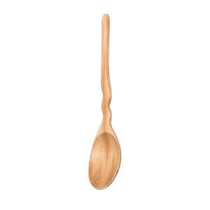 Cuillère en bois sculptée à la main de la meilleure qualité pour la cuisine et la salle à manger avec un style rustique unique et un artisanat traditionnel - Product Image 1