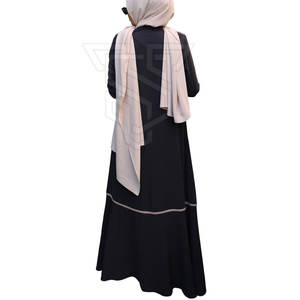 Diseños de alta calidad nuevo estilo mujeres Abaya fabricante profesional islámico Abaya transpirable musulmán manga larga Abaya - Product Image 2