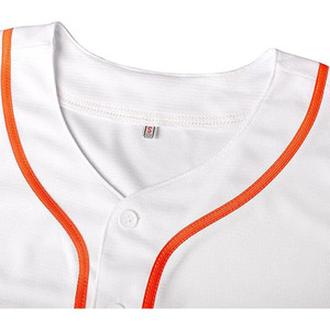 Camiseta de béisbol para hombre, tejido transpirable con ribete de contraste frontal abotonado y ajuste atlético, de estilo atlético, para hombre - Product Image 3