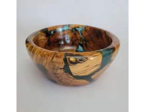 Bol de serveur de dessert de fruits en bois avec résine meilleure décoration de vaisselle taille et forme personnalisées chaud pour la vente bol en bois et résine époxy - Product Image 3