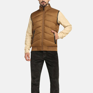 OEM/ODM gilet coupe-vent d'hiver léger quantité minimale de commande bas tenue à col montant la plus exigeante gilet à bulles de haute qualité - Product Image 3