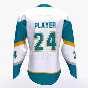 Uniforme de Equipo de Hockey sobre Hielo, Jersey con Cuello Redondo, Acabado Liso y Ajuste Flexible, Jersey de Hockey sobre Hielo de Alta Calidad - Product Image 5